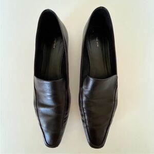 THE ROW Minimal Loafer | Brown Leather | Flat | Sz 12 | Sz IT 42